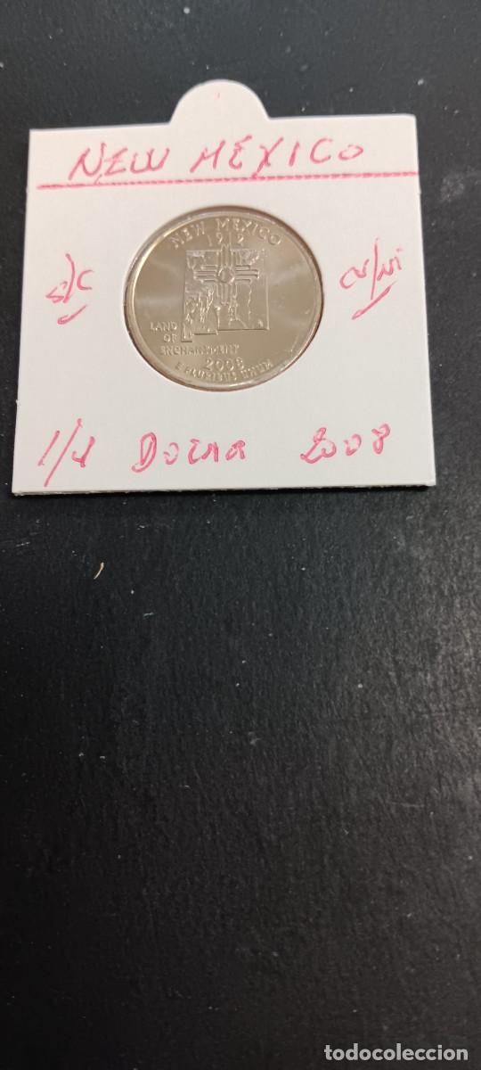 Monete antiche di America: USA 1/4 DOLAR 2008 S/C KM=422(CUPRONIQUEL) CECA &rdquo;P&rdquo; (NUEVO MEXICO)