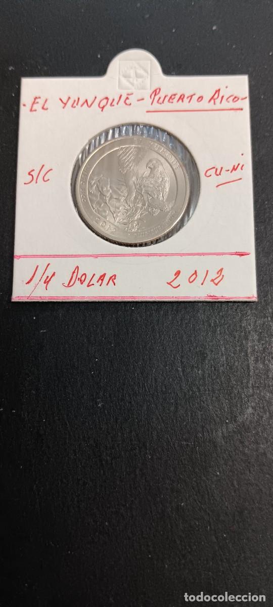 Monedas antiguas de Am&eacute;rica: USA 1/4 DOLAR 2012 S/C KM=519(CUPRONIQUEL) CECA &rdquo;P&rdquo; (EL YUNQUE-PUERTO RICO)