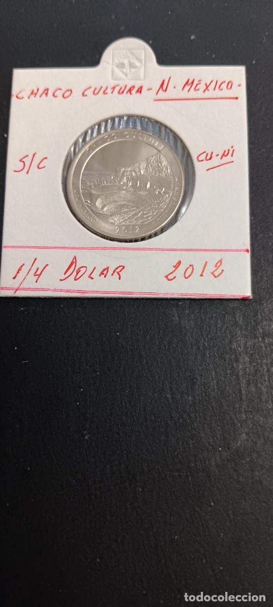 Monedas antiguas de Am&eacute;rica: USA 1/4 DOLAR 2012 S/C KM=520(CUPRONIQUEL) CECA &rdquo;P&rdquo; (CULTURA CHACO-NEW MEXICO)