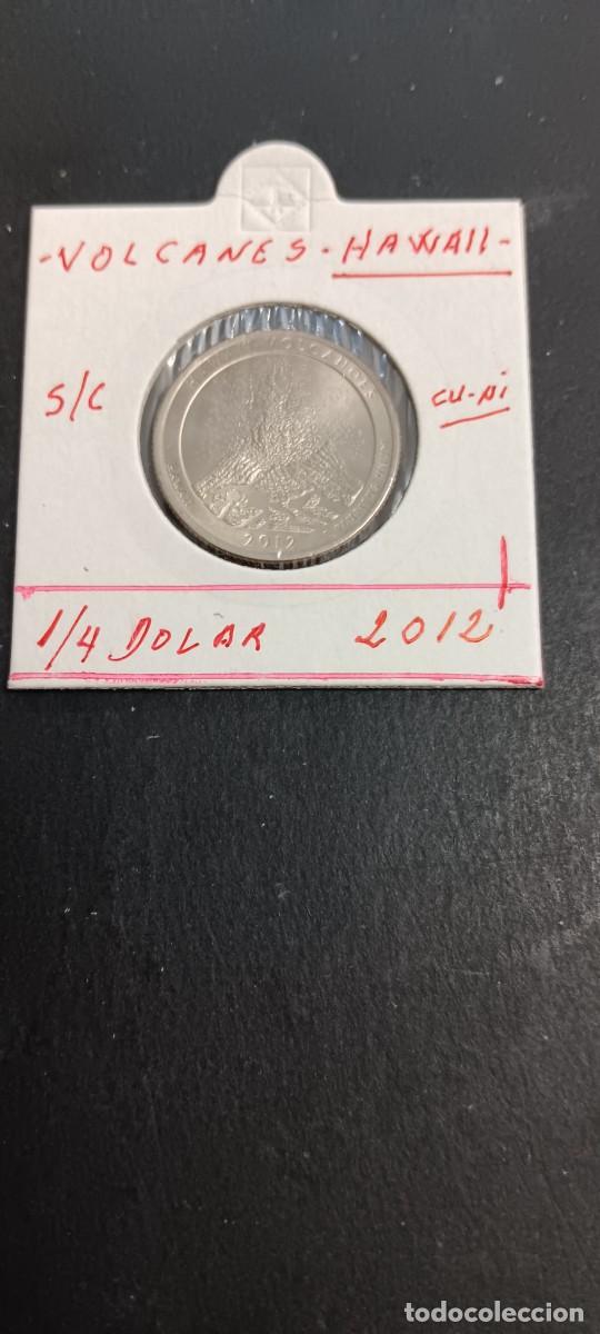 Monedas antiguas de Am&eacute;rica: USA 1/4 DOLAR 2012 S/C KM=522(CUPRONIQUEL) CECA &rdquo;P&rdquo; (VOLCANES-HAWAII)