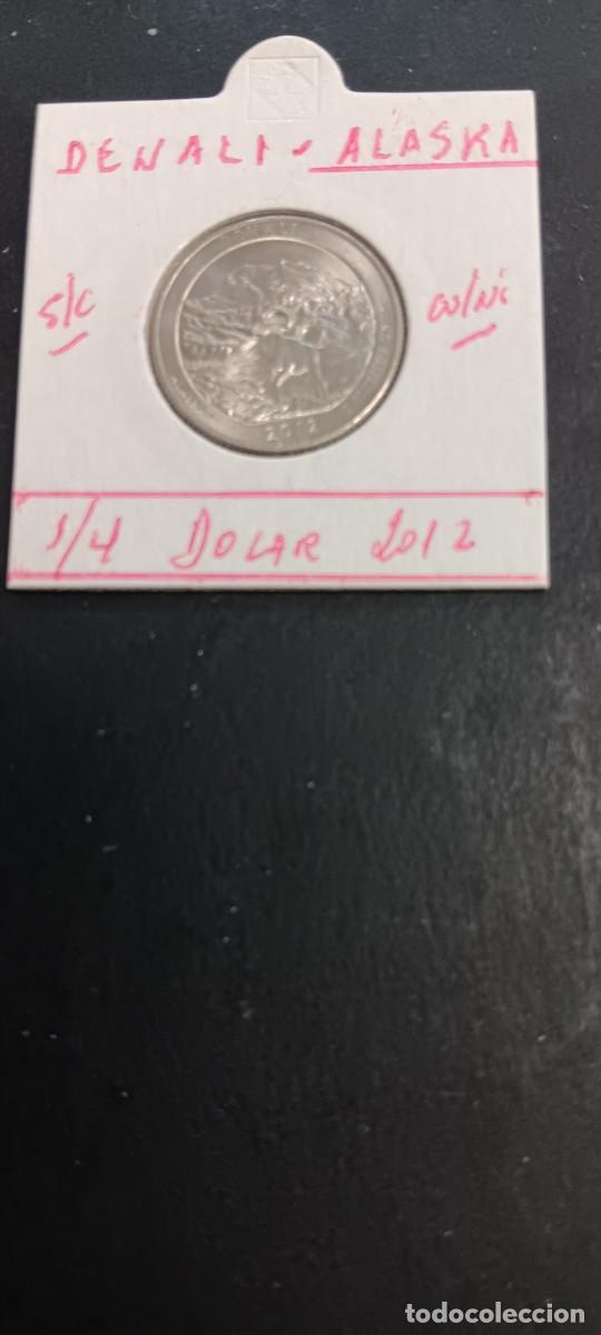 Monedas antiguas de Am&eacute;rica: USA 1/4 DOLAR 2012 S/C KM=523(CUPRONIQUEL) CECA &rdquo;P&rdquo; (DENALI-ALASKA)