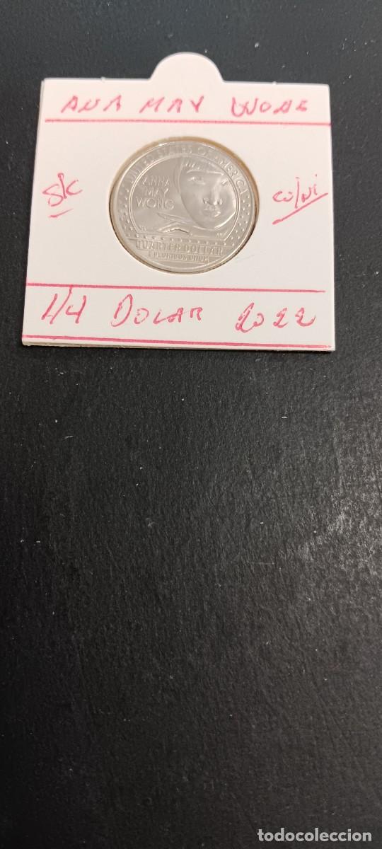 Monedas antiguas de Am&eacute;rica: USA 1/4 DOLAR 2022 S/C KM=NEW(CUPRONIQUEL) CECA &rdquo;P&rdquo; (ANA MAY WONG)