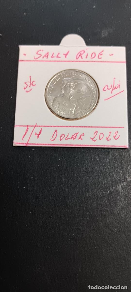 Monedas antiguas de Am&eacute;rica: USA 1/4 DOLAR 2022 S/C KM=NEW(CUPRONIQUEL) CECA &rdquo;P&rdquo; (DRA. SALLY RIDE)