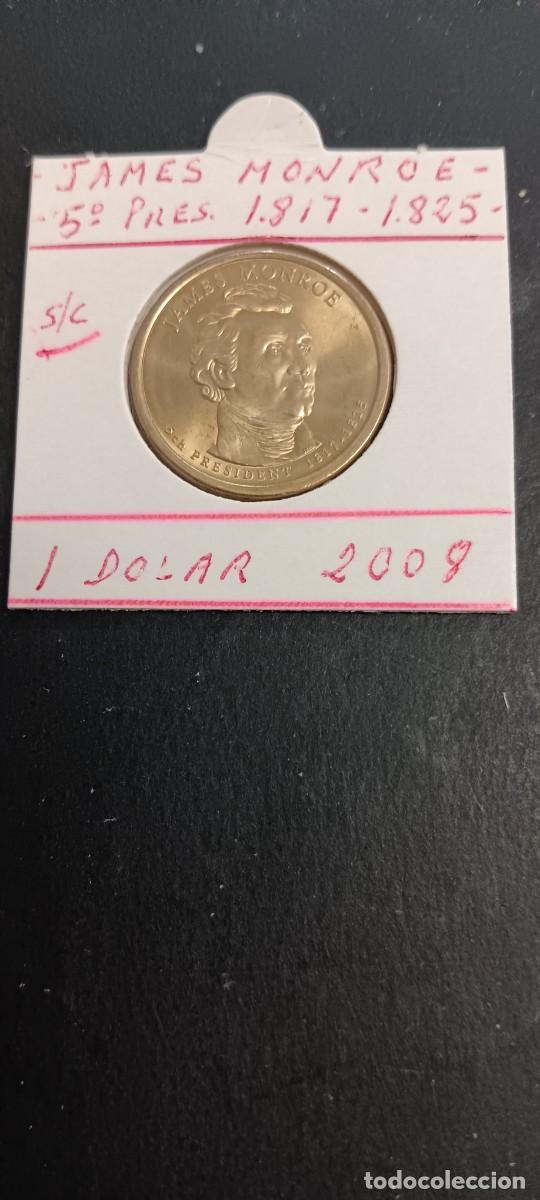 Monedas antiguas de Am&eacute;rica: USA 1 DOLAR 2008 S/C KM=428(JAMES MONROE-5&ordm; PRESIDENTE 1817-1825)