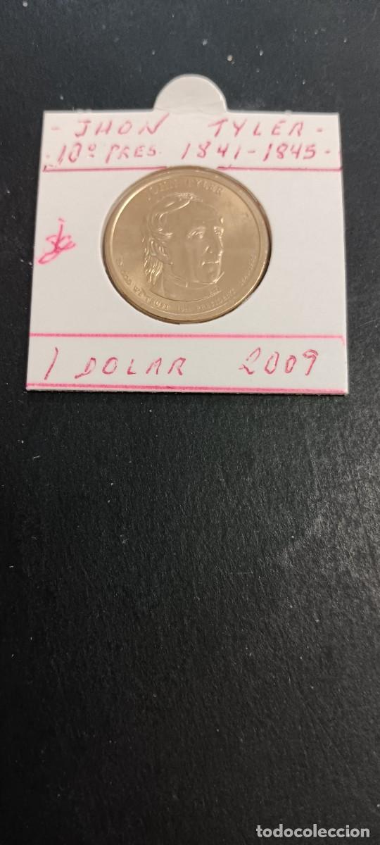 Monedas antiguas de Am&eacute;rica: USA 1 DOLAR 2009 S/C KM=451 (JHON TYLE-10&ordm; PRESIDENTE 1841-1845)