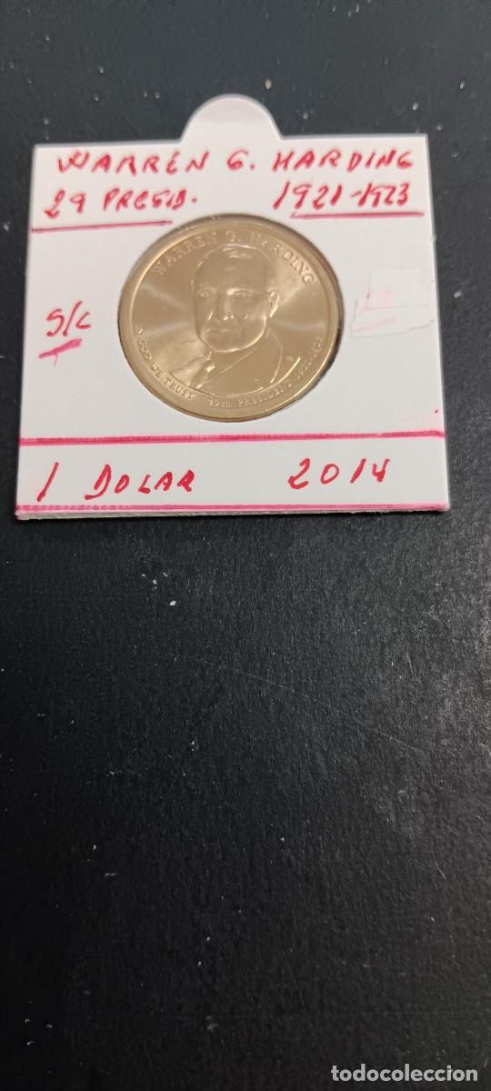 Monedas antiguas de Am&eacute;rica: USA 1 DOLAR 2014 S/C KM=571 (WARREN G. HARDING-29&ordm; PRESIDENTE 1921-1923)CECA &rdquo;P&rdquo;
