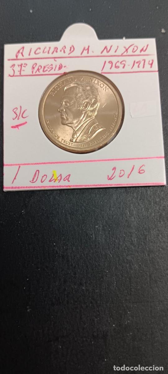 Monete antiche di America: USA 1 DOLAR 2016 S/C KM=619 (RICHARD M. NIXON-37&ordm; PRESIDENTE 1969-1974)CECA &rdquo;P&rdquo;