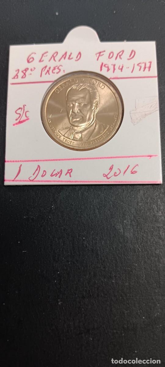 Monete antiche di America: USA 1 DOLAR 2016 S/C KM=620 (GERALD FORD-38&ordm; PRESIDENTE 1974-1977)CECA &rdquo;P&rdquo;