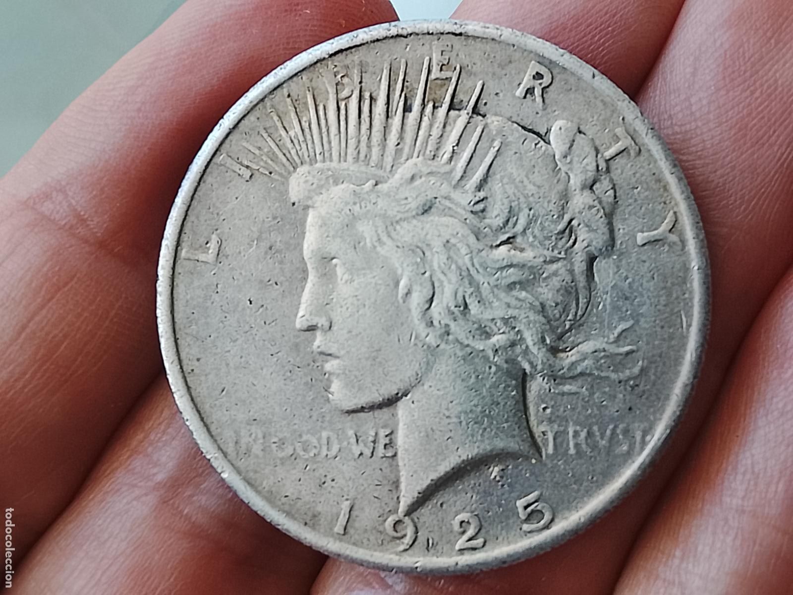 Monedas antiguas de Am&eacute;rica: USA Estados Unidos. 1 Dollar &rdquo;Peace Dollar&rdquo; plata 1925