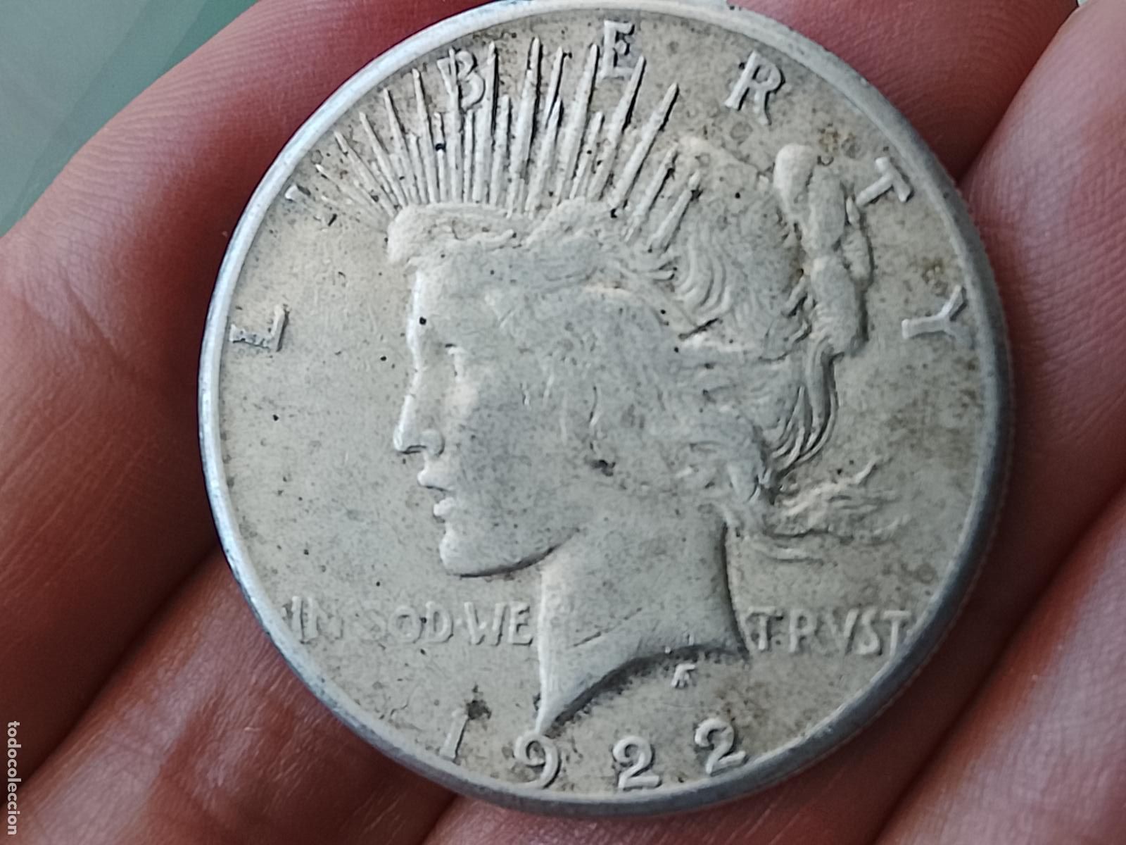 Monedas antiguas de Am&eacute;rica: USA Estados Unidos. 1 Dollar &rdquo;Peace Dollar&rdquo; plata 1922