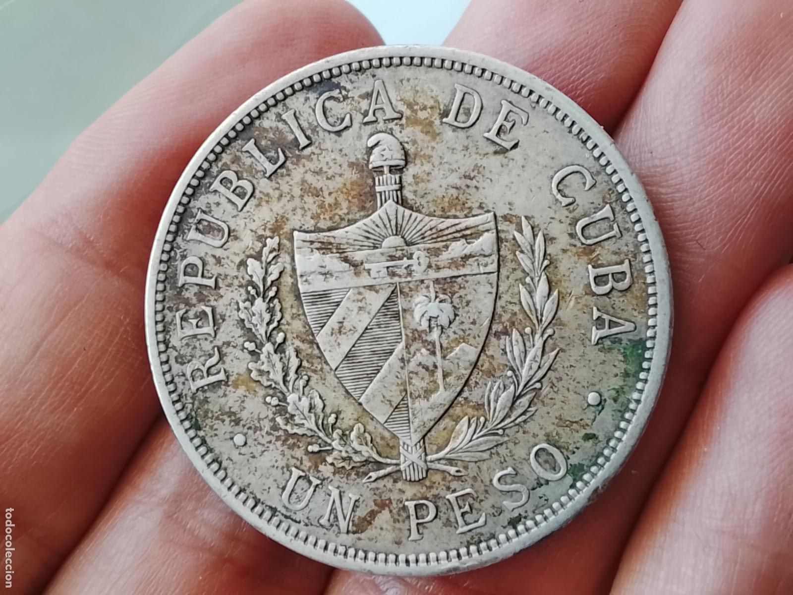 Monedas antiguas de Am&eacute;rica: CUBA, UN PESO, 1932. PLATA