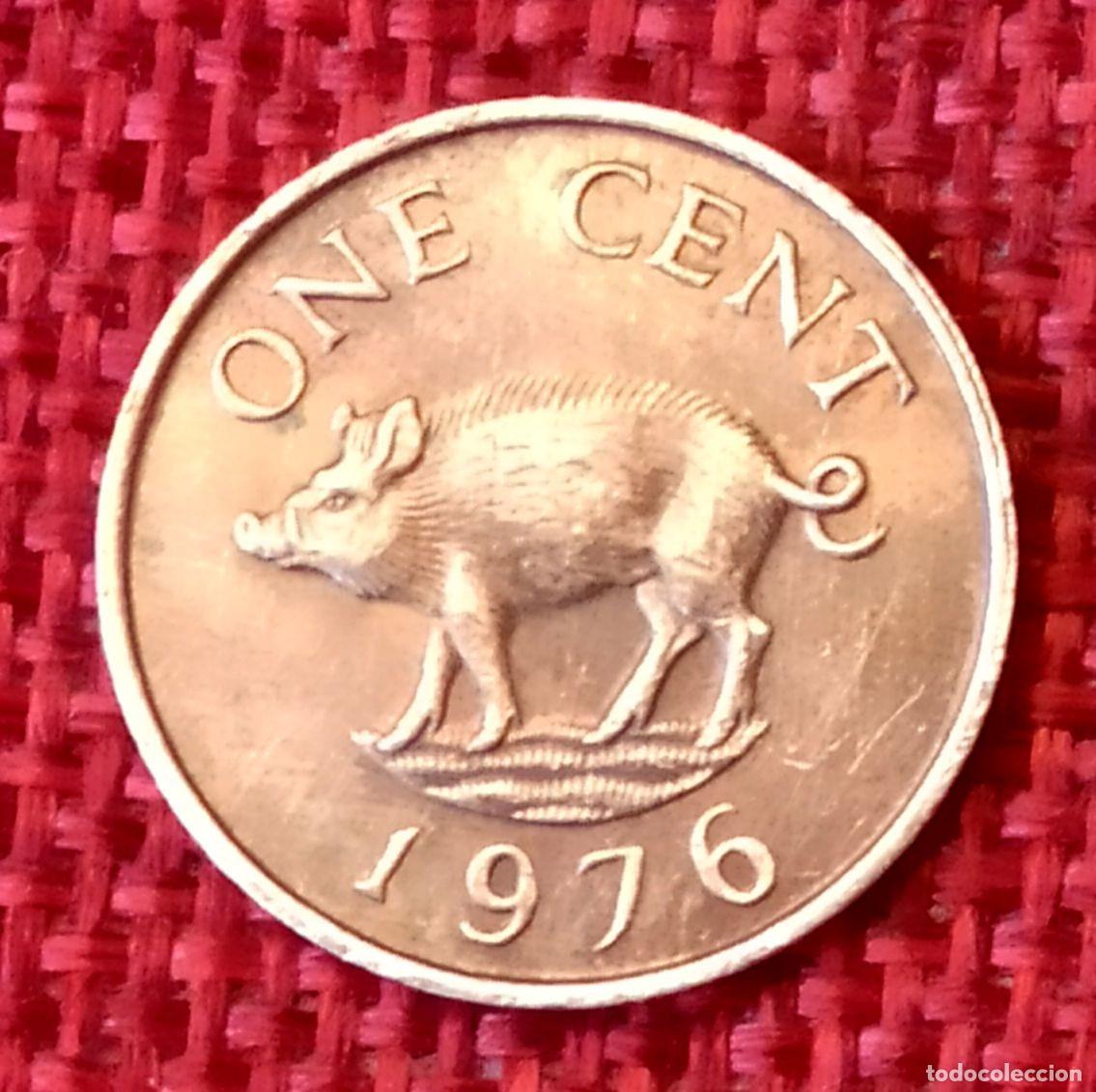 Monedas antiguas de Am&eacute;rica: Bermudas Bermuda - A&ntilde;o 1976 - 1 One cent