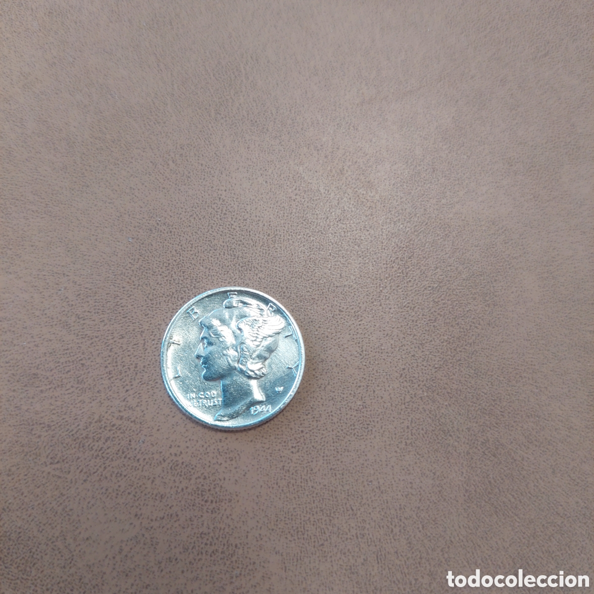 Monedas antiguas de Am&eacute;rica: 10 Centavos 1944 Plata USA