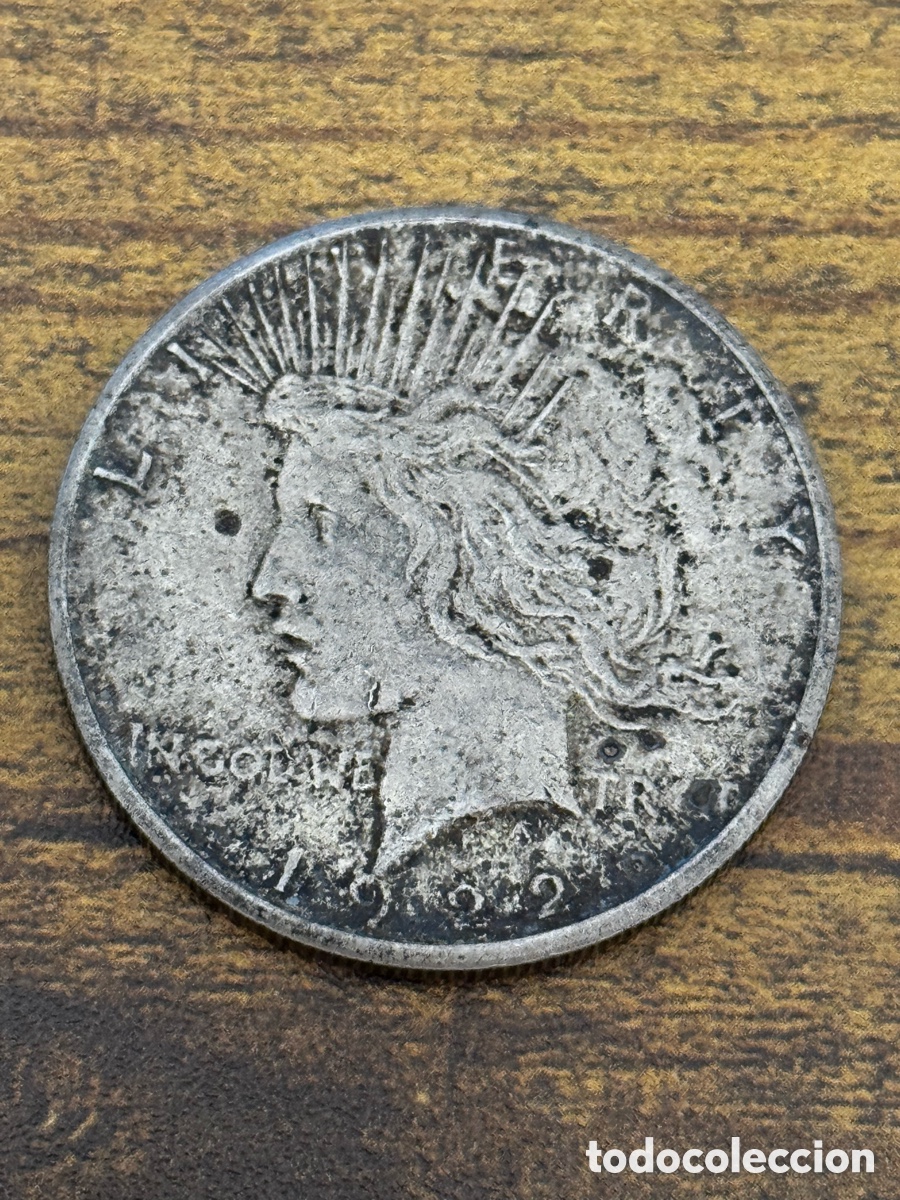 Monedas antiguas de Am&eacute;rica: One Peace Dollar 1922. Estados Unidos. Plata