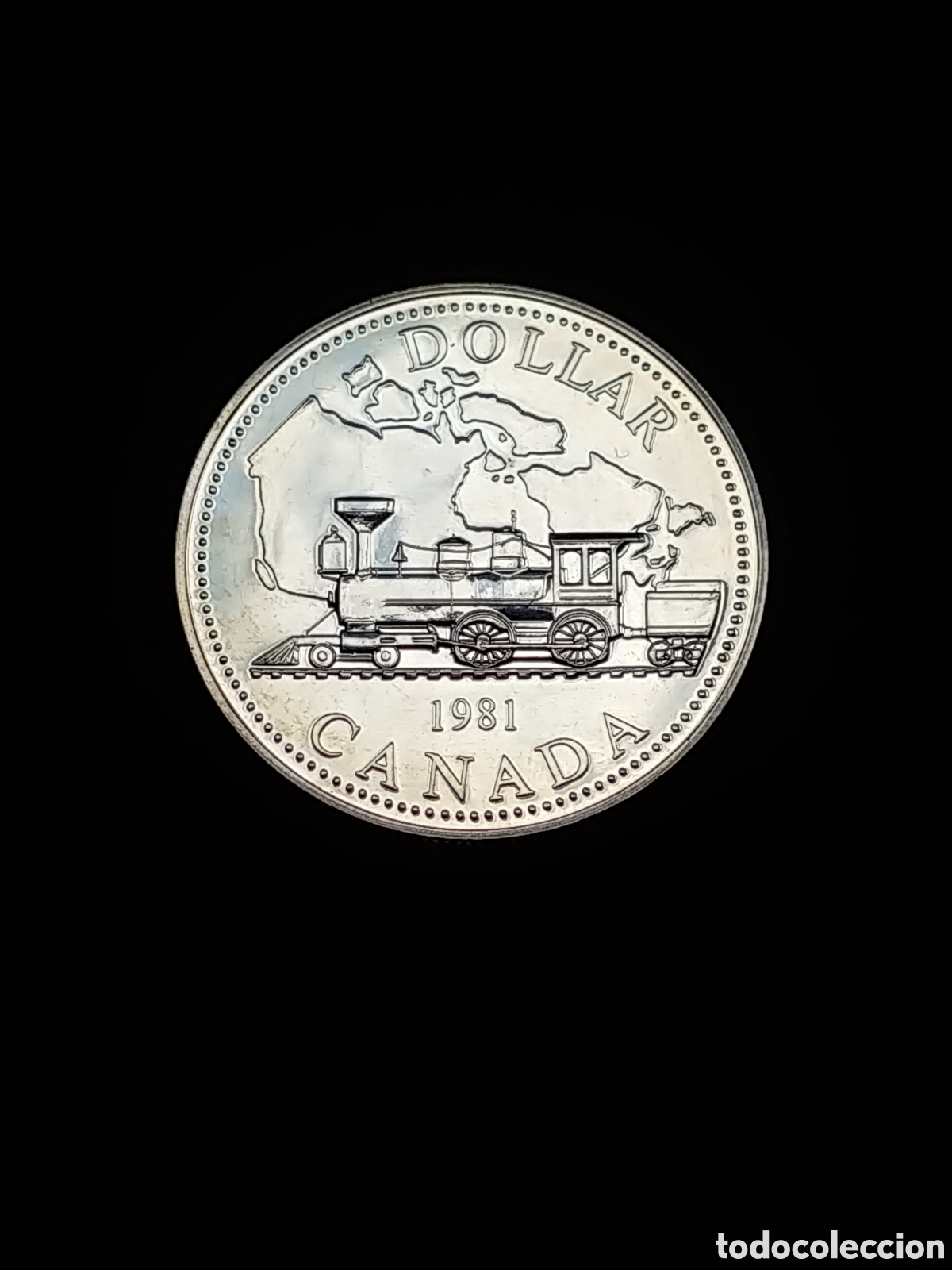 Monedas antiguas de Am&eacute;rica: Canad&aacute;, 1 Dollar 1981, Ag .500 mls., Proof