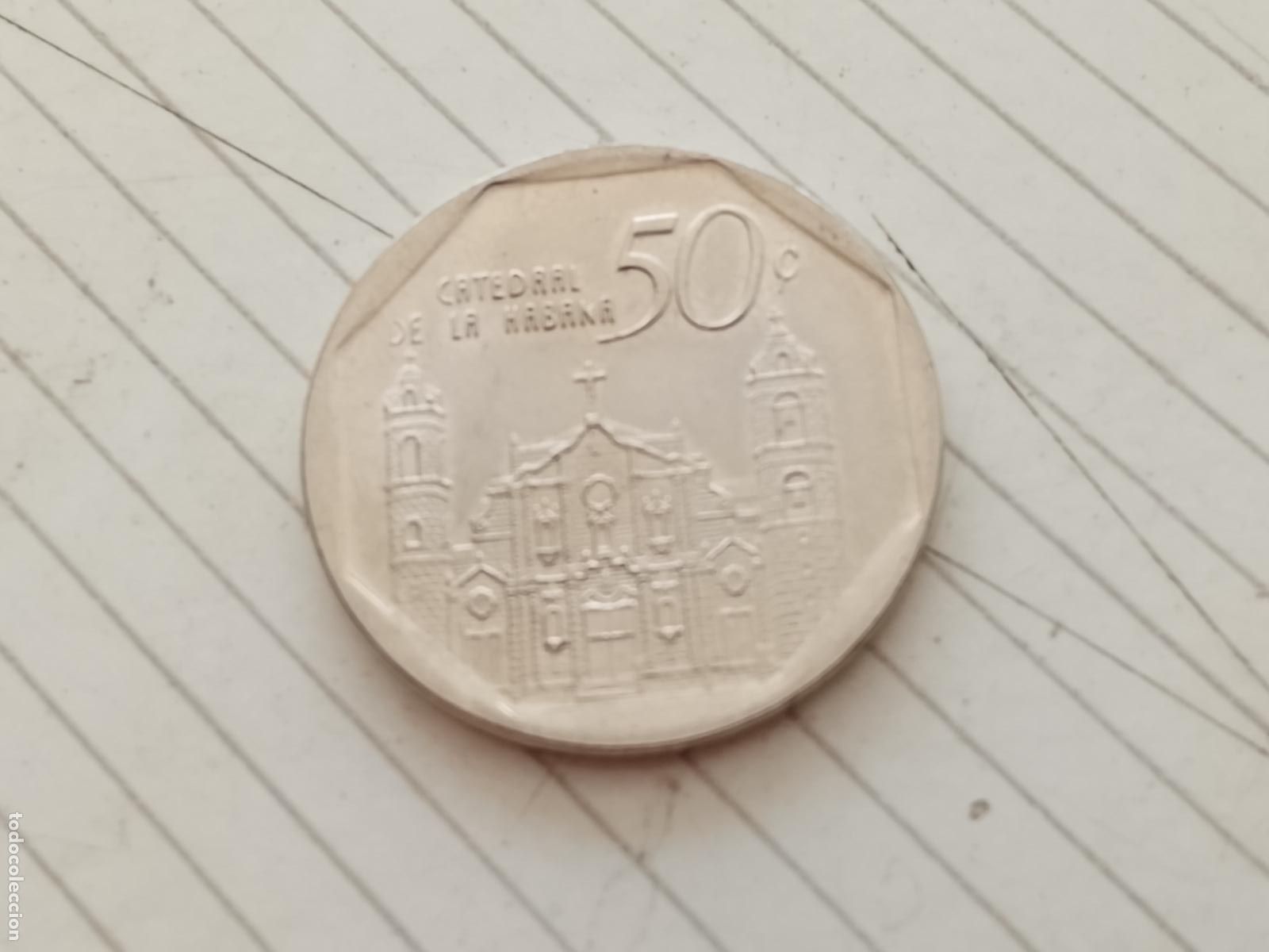 Monedas antiguas de Am&eacute;rica: 50 centavos de Cuba. A&ntilde;o 2016 SC