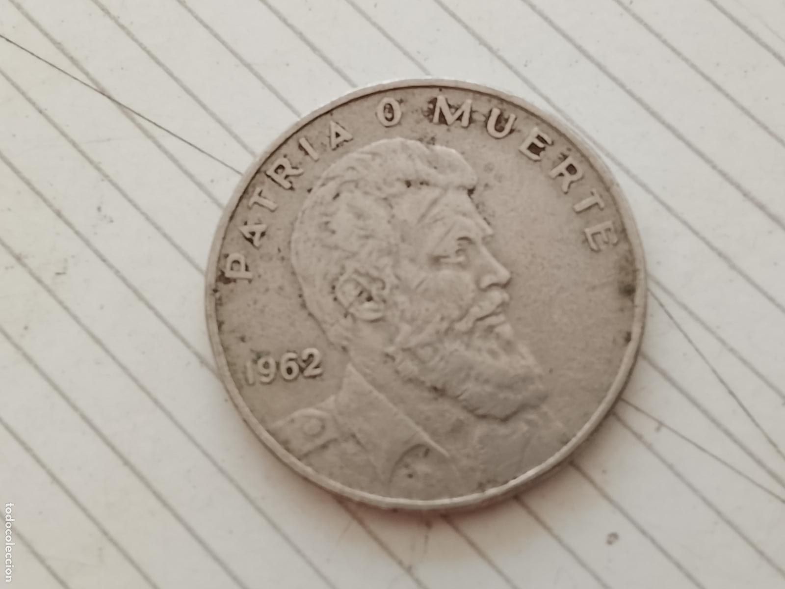 Monedas antiguas de Am&eacute;rica: 40 CUARENTA CENTAVOS A&Ntilde;O 1962 REPUBLICA CUBA