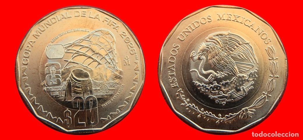 Monedas antiguas de Am&eacute;rica: 20 PESOS 2026 FIFA SIN CIRCULAR MEXICO-9717SC