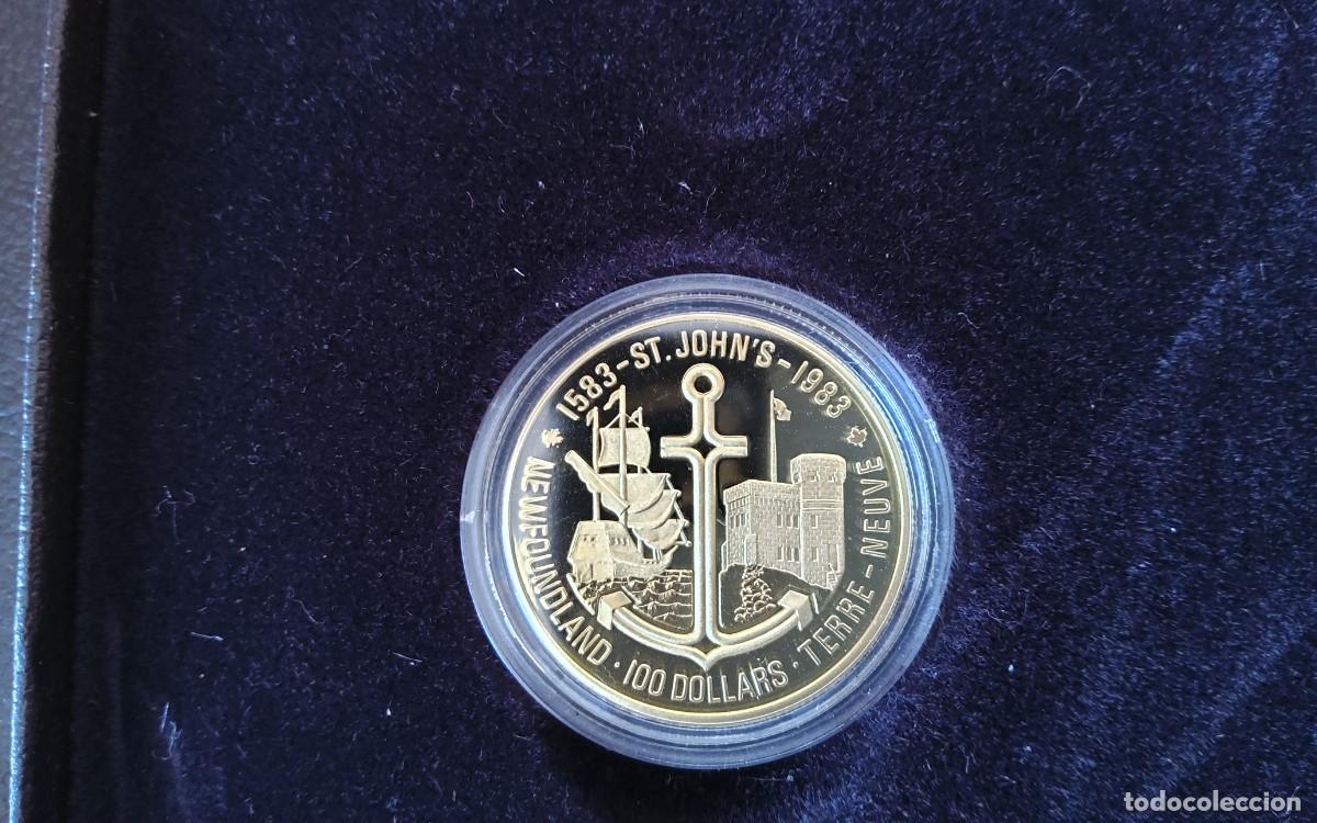 Monedas antiguas de Am&eacute;rica: MONEDA DE ORO 100 $ CANAD&Aacute; 1983 - Foto 5