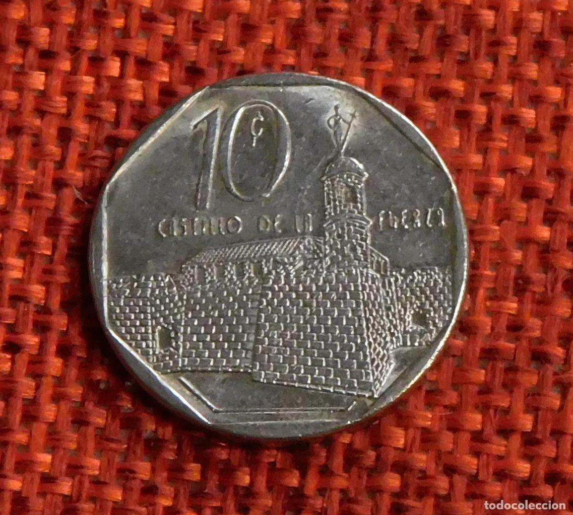 Monedas antiguas de Am&eacute;rica: Republica de Cuba - A&ntilde;o 2000 - 10 Diez Centavos - Castillo de la Real Fuerza