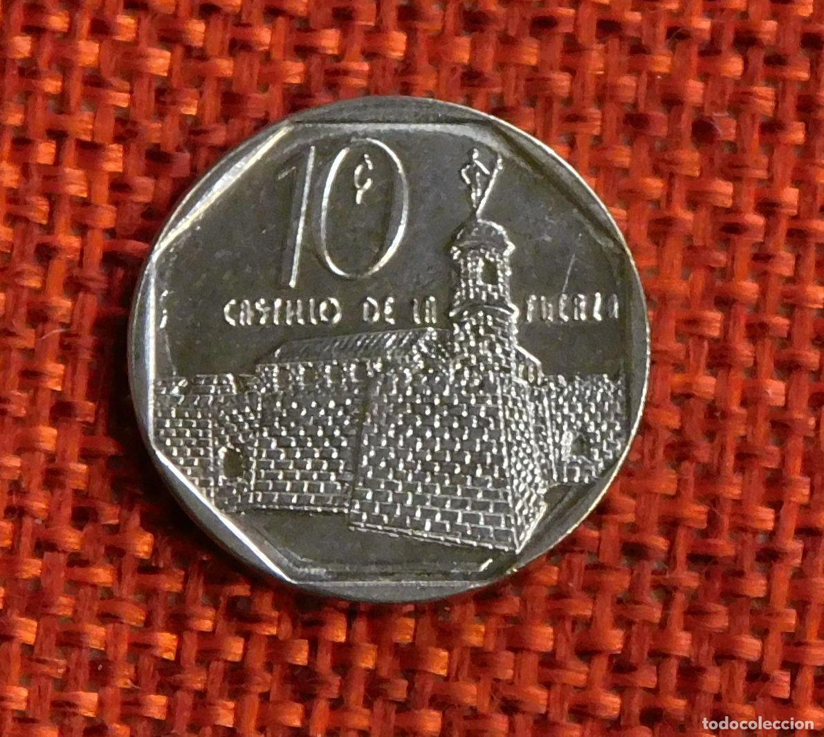 Monedas antiguas de Am&eacute;rica: Republica de Cuba - A&ntilde;o 2009 - 10 Diez Centavos - Castillo de la fuerza
