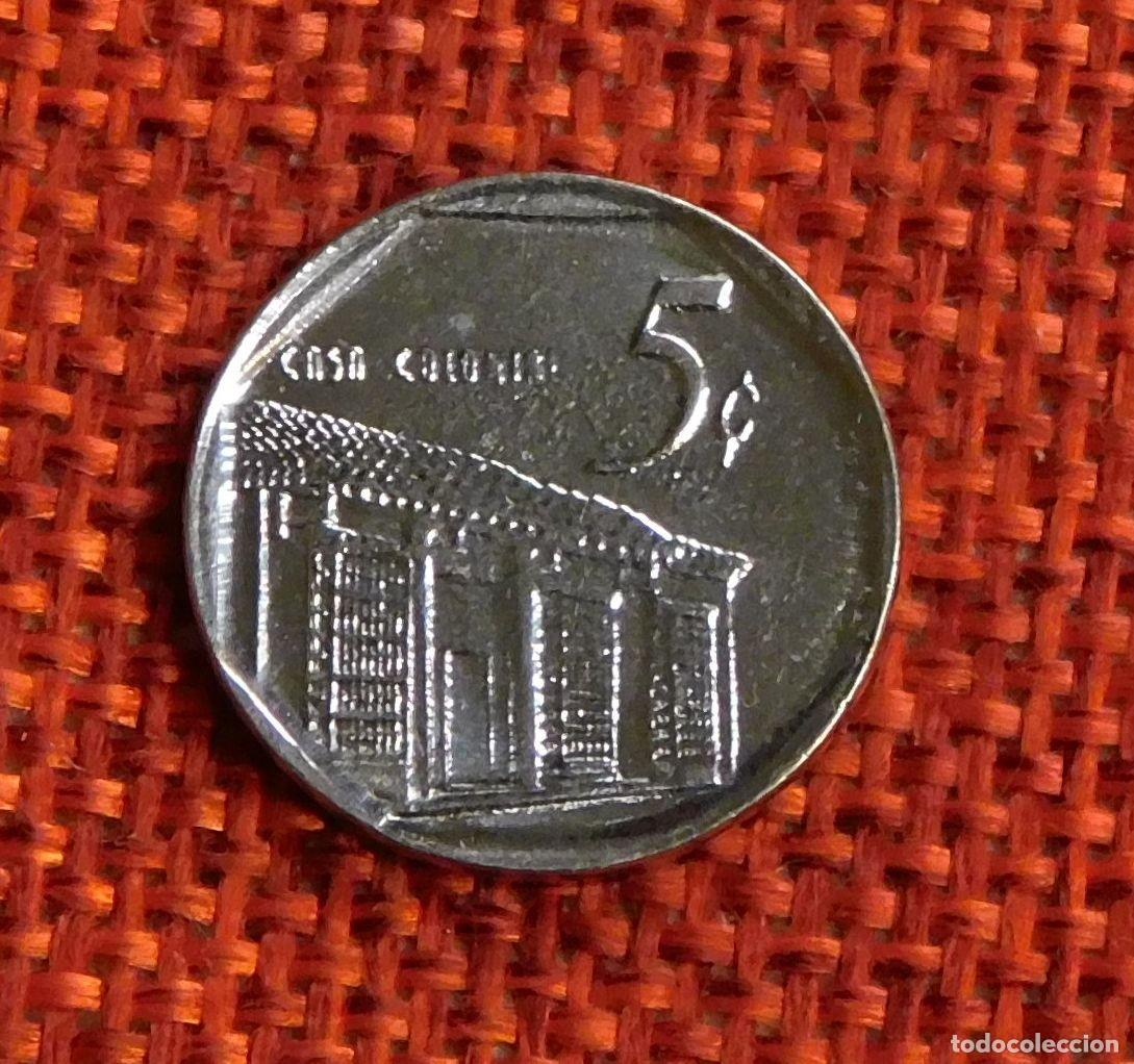 Monedas antiguas de Am&eacute;rica: Republica de Cuba - A&ntilde;o 2016 - 5 Cinco Centavos - Casa Colonial