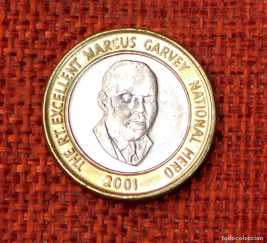 Monedas antiguas de Am&eacute;rica: Jamaica - A&ntilde;o 1011 - Marcus Garvey National Hero - 20 Twenty Dollars