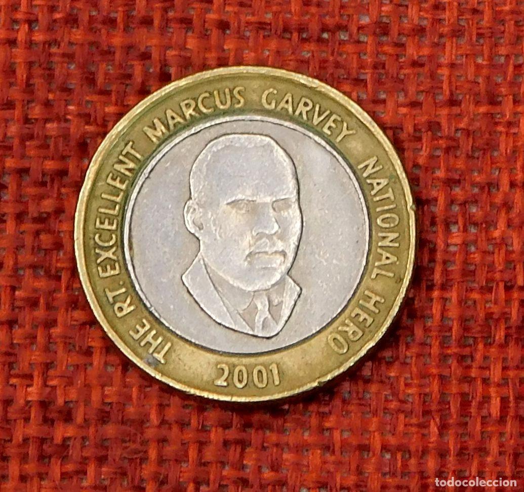 Monedas antiguas de Am&eacute;rica: Jamaica - A&ntilde;o 1011 - Marcus Garvey National Hero - 20 Twenty Dollars