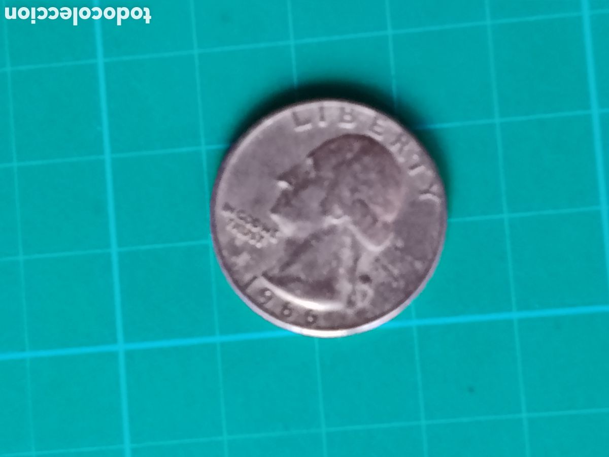 Monedas antiguas de Am&eacute;rica: 50 FIFTY CENT - WASHINGTON QUARTER 1966 - USA - ESTADOS UNIDOS . 1/2 DOLAR