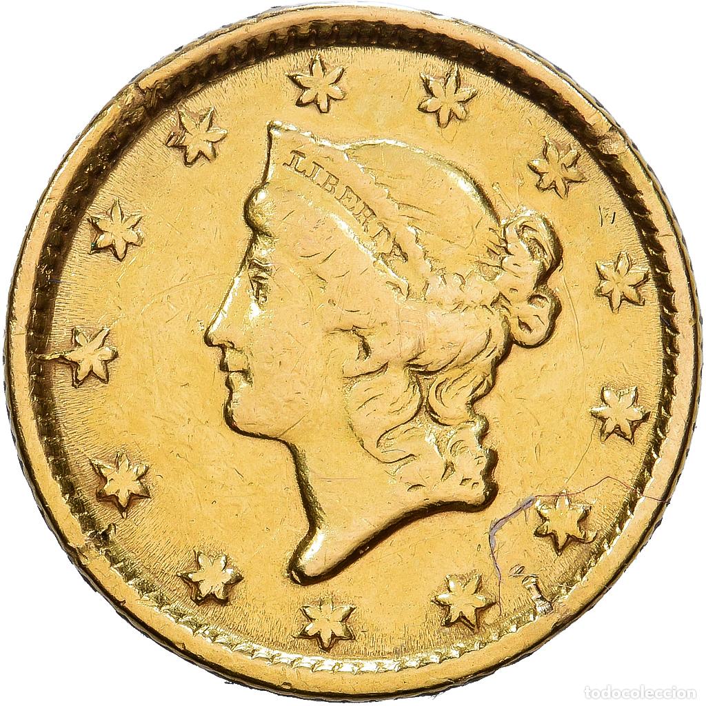 Monedas antiguas de Am&eacute;rica: [#1546426] Estados Unidos, 1 Dollar, 1854, Philadelphia, Oro, BC+, KM:73