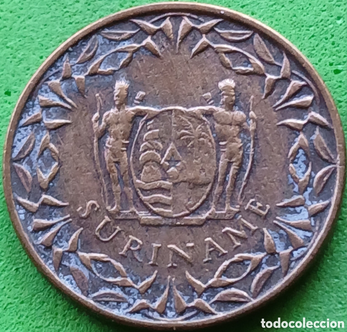 Monedas antiguas de Am&eacute;rica: Surinam 1 cent 1962 km#11 sin marca - Foto 2