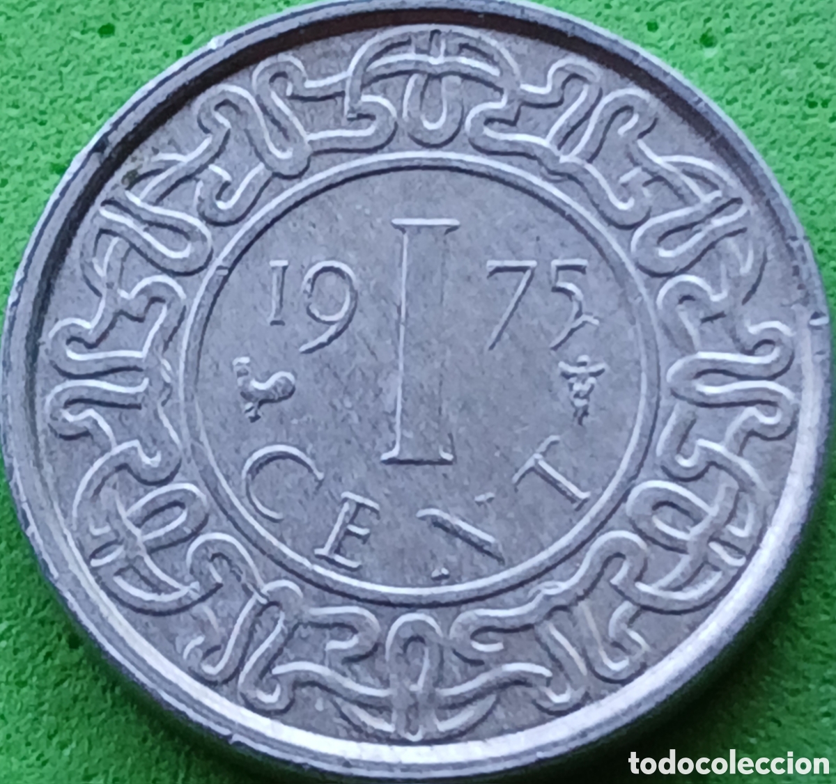 Monedas antiguas de Am&eacute;rica: Surinam 1 cent 1975 km#11a