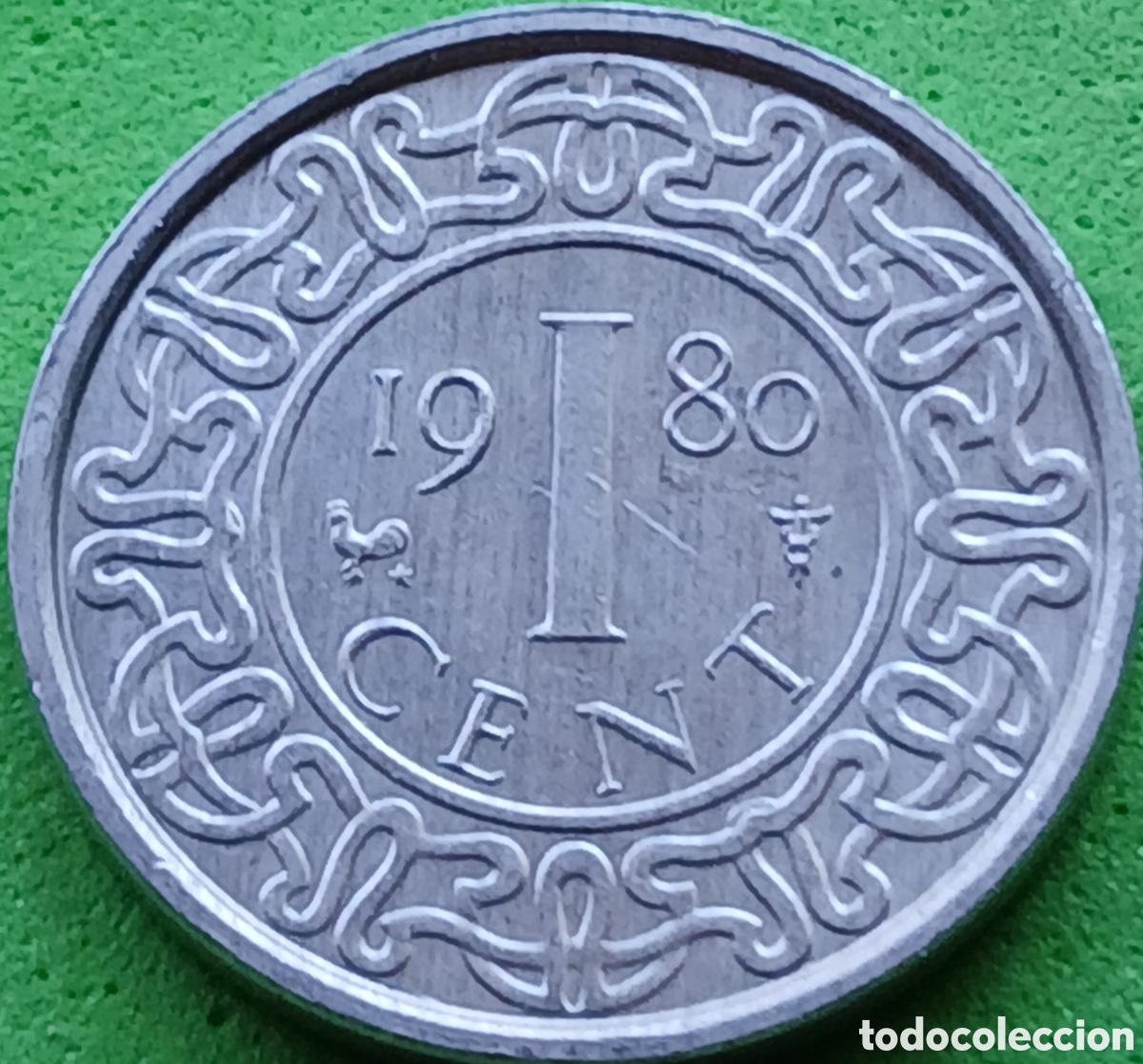 Monedas antiguas de Am&eacute;rica: Surinam 1 cent 1980 km#11a