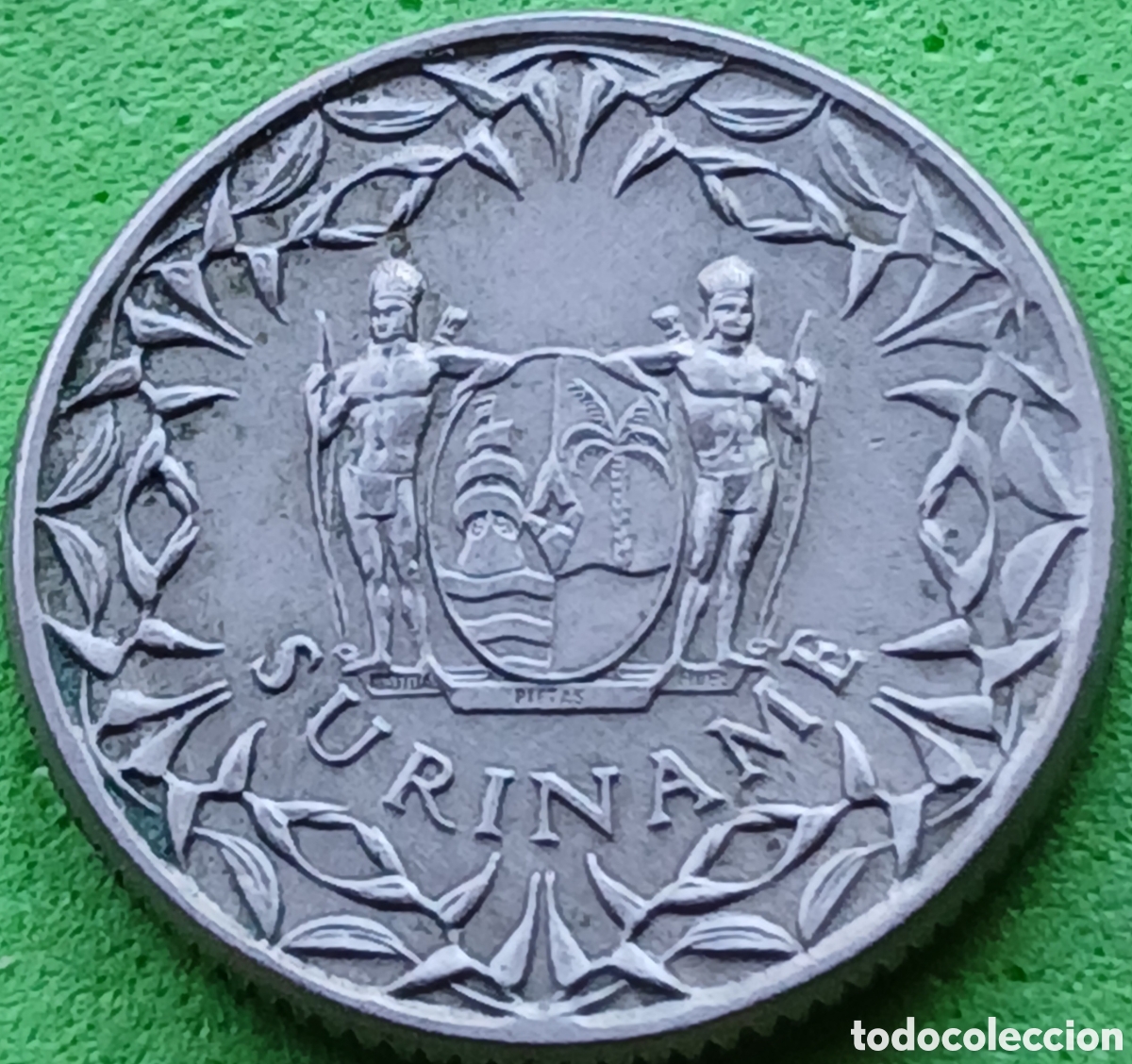 Monedas antiguas de Am&eacute;rica: Surinam 10 cent 1966 km#13 - Foto 2