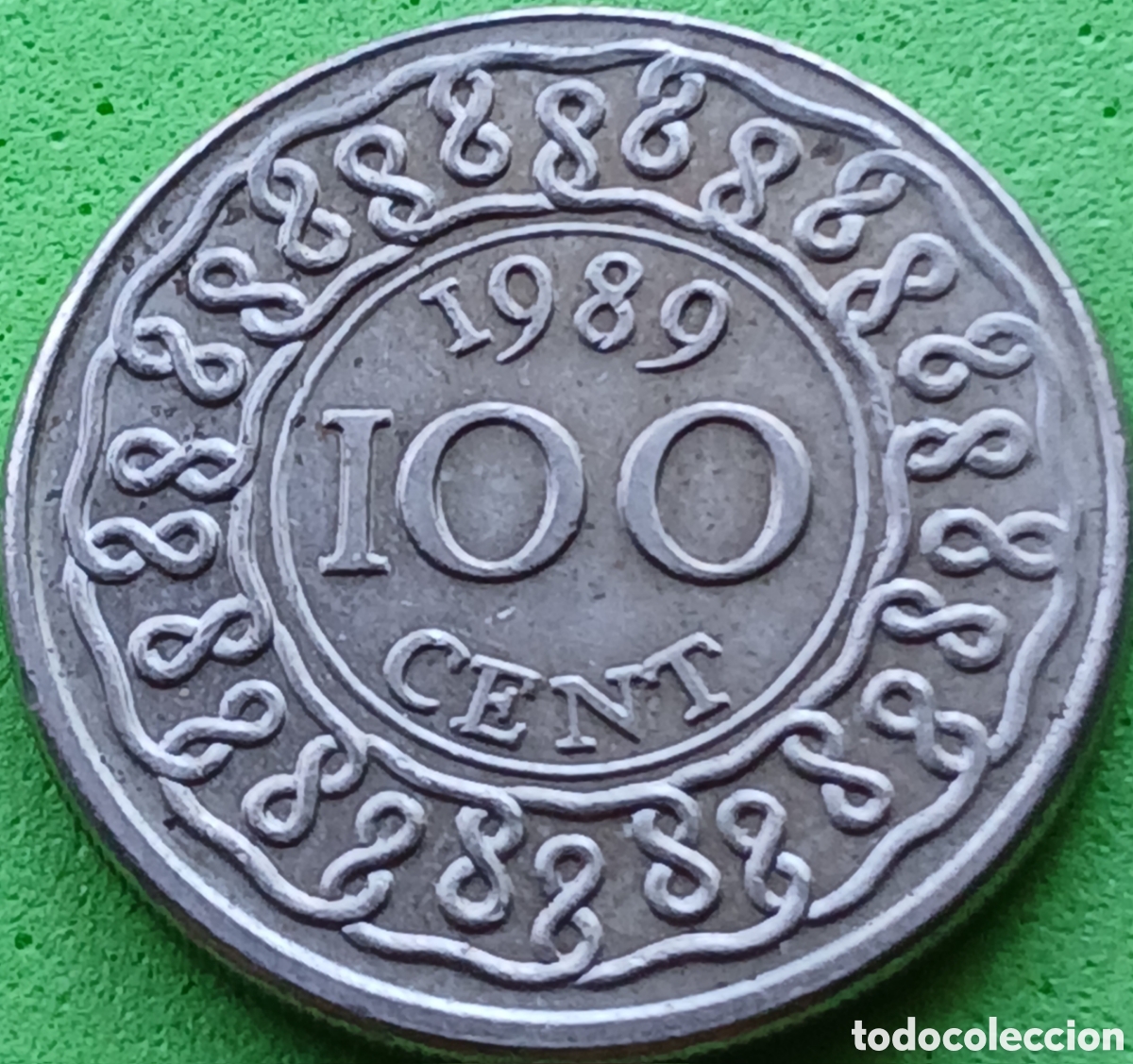 Monedas antiguas de Am&eacute;rica: Surinam 100 cent 1989 km#23