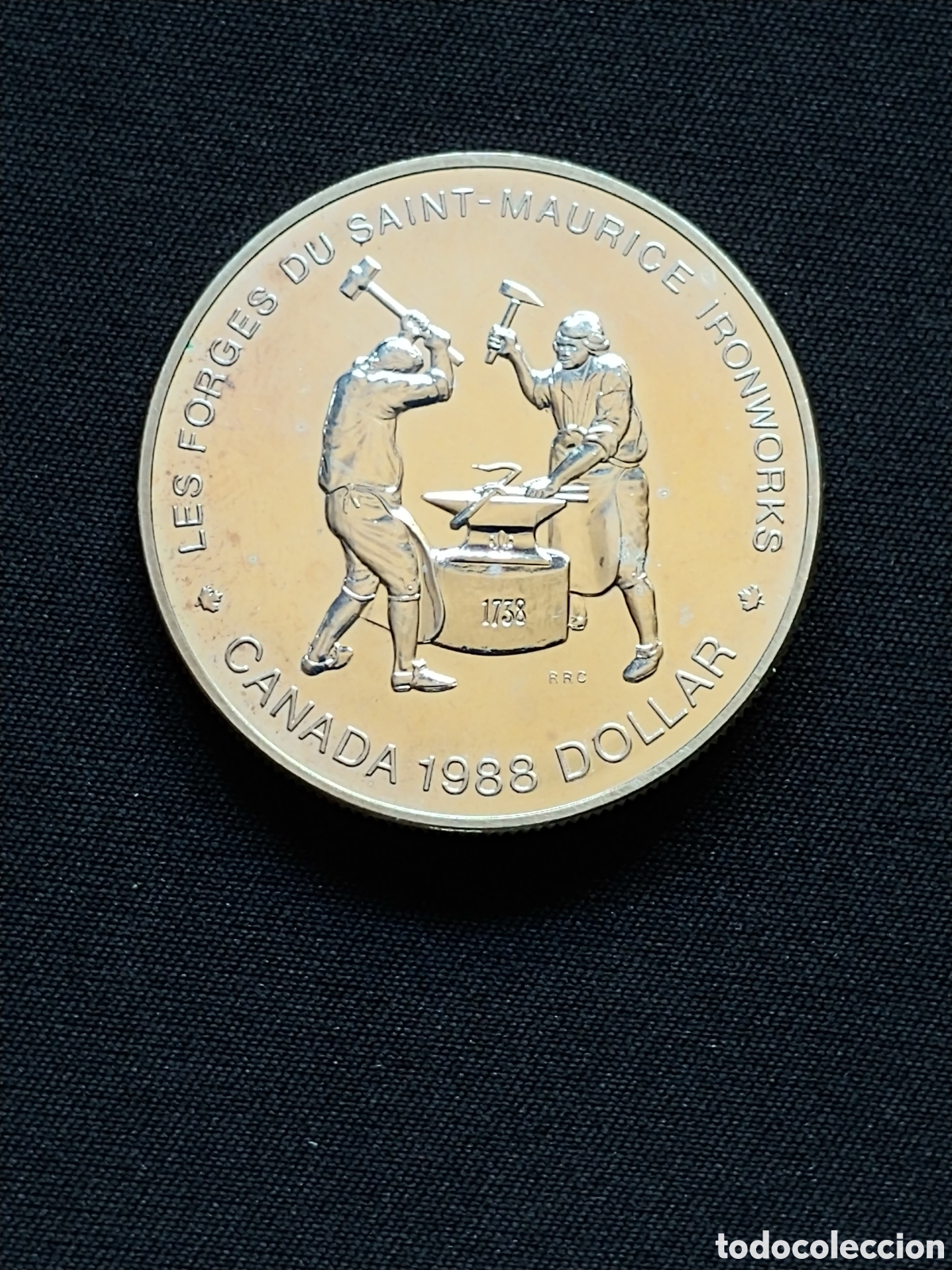 Monedas antiguas de Am&eacute;rica: Canad&aacute;, 1 Dollar 1988, Ag .500 mls., Proof