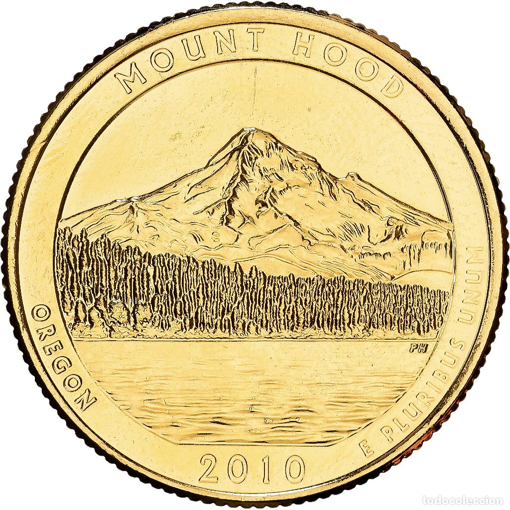 Monedas antiguas de Am&eacute;rica: [#1252475] Estados Unidos, quarter dollar, Grand Canyon, America The Beautiful, 2010