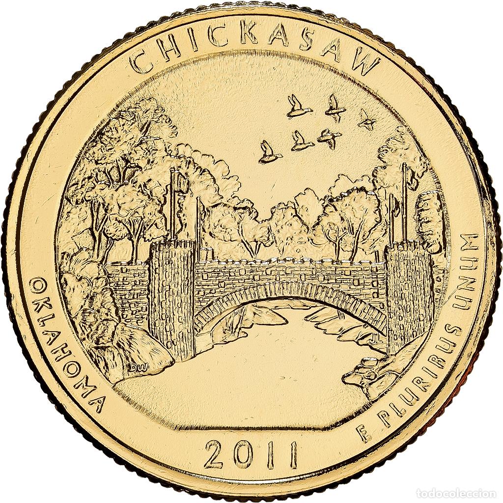 Monedas antiguas de Am&eacute;rica: [#1252481] Estados Unidos, Quarter, Chickasaw, America The Beautiful, 2011, Philadelphia