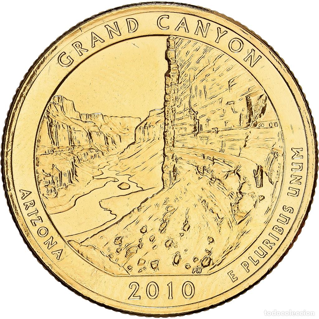 Monedas antiguas de Am&eacute;rica: [#1252476] Estados Unidos, quarter dollar, Mount Hood, America The Beautiful, 2010