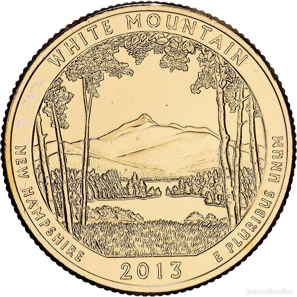 Monedas antiguas de Am&eacute;rica: [#1252486] Estados Unidos, Quarter, Washington Quarter, America The Beautiful, 2013