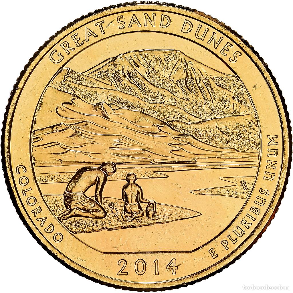 Monedas antiguas de Am&eacute;rica: [#1252494] Estados Unidos, Quarter, Washington Quarter, America The Beautiful, 2014