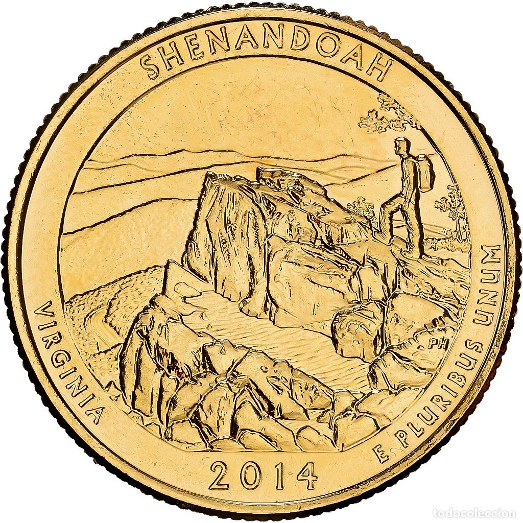 Monedas antiguas de Am&eacute;rica: [#1252492] Estados Unidos, Quarter, Washington Quarter, America The Beautiful, 2014