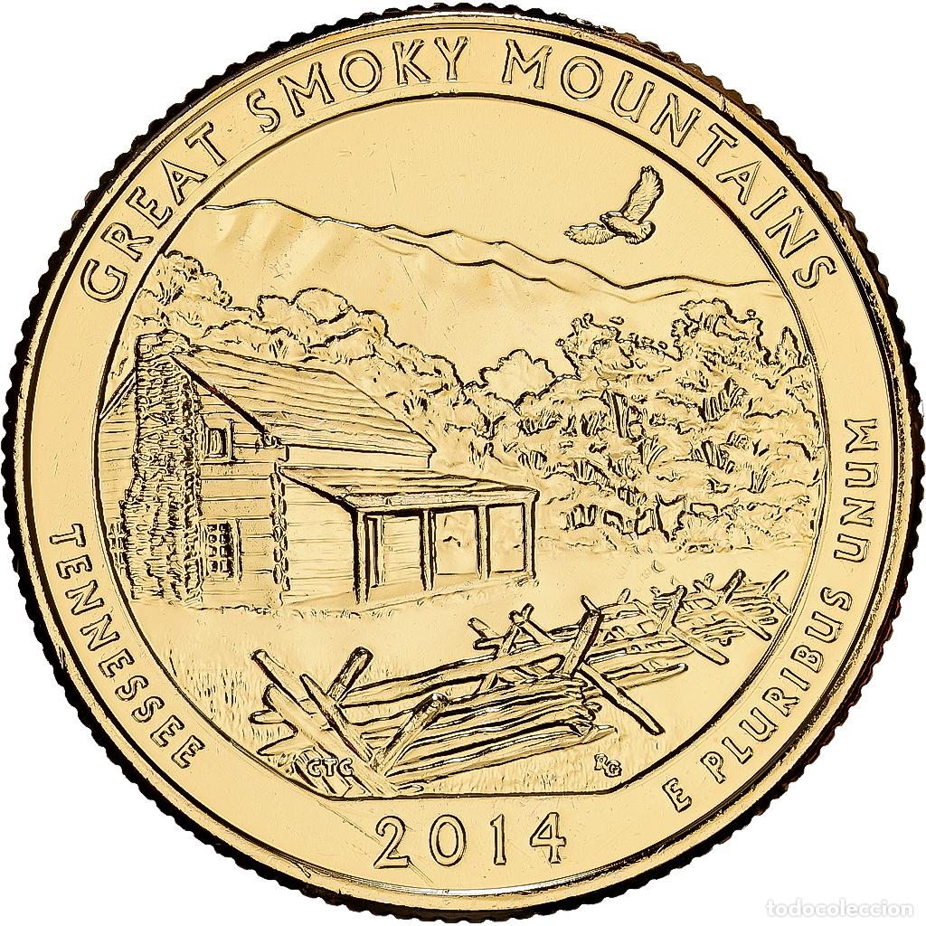 Monedas antiguas de Am&eacute;rica: [#1252491] Estados Unidos, Quarter, Washington Quarter, America The Beautiful, 2014