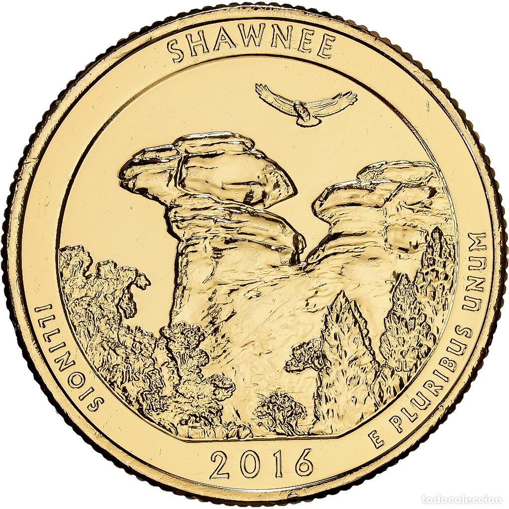Monedas antiguas de Am&eacute;rica: [#1252501] Estados Unidos, Quarter, Washington Quarter, America The Beautiful, 2016