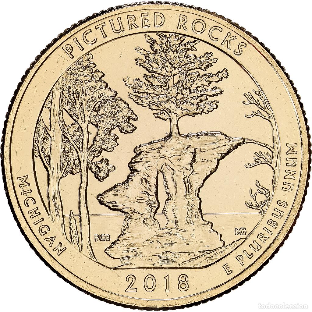 Monedas antiguas de Am&eacute;rica: [#1252511] Estados Unidos, Quarter, Washington Quarter, America The Beautiful, 2018