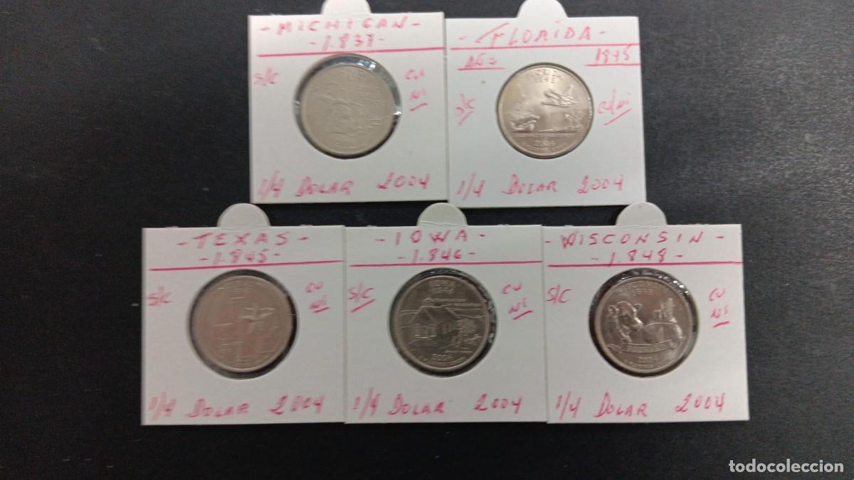 Monedas antiguas de Am&eacute;rica: USA 1/4 DOLAR SERIE 2004 COMPLETA S/C (CUPRONIQUEL) CECA &rdquo;P&rdquo;