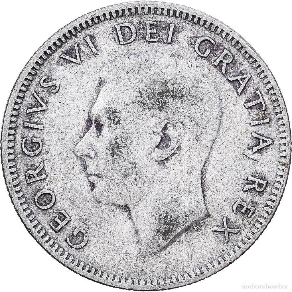 Monedas antiguas de Am&eacute;rica: [#1252540] Canad&aacute;, George VI, 25 Cents, 1951, Ottawa, Plata, MBC