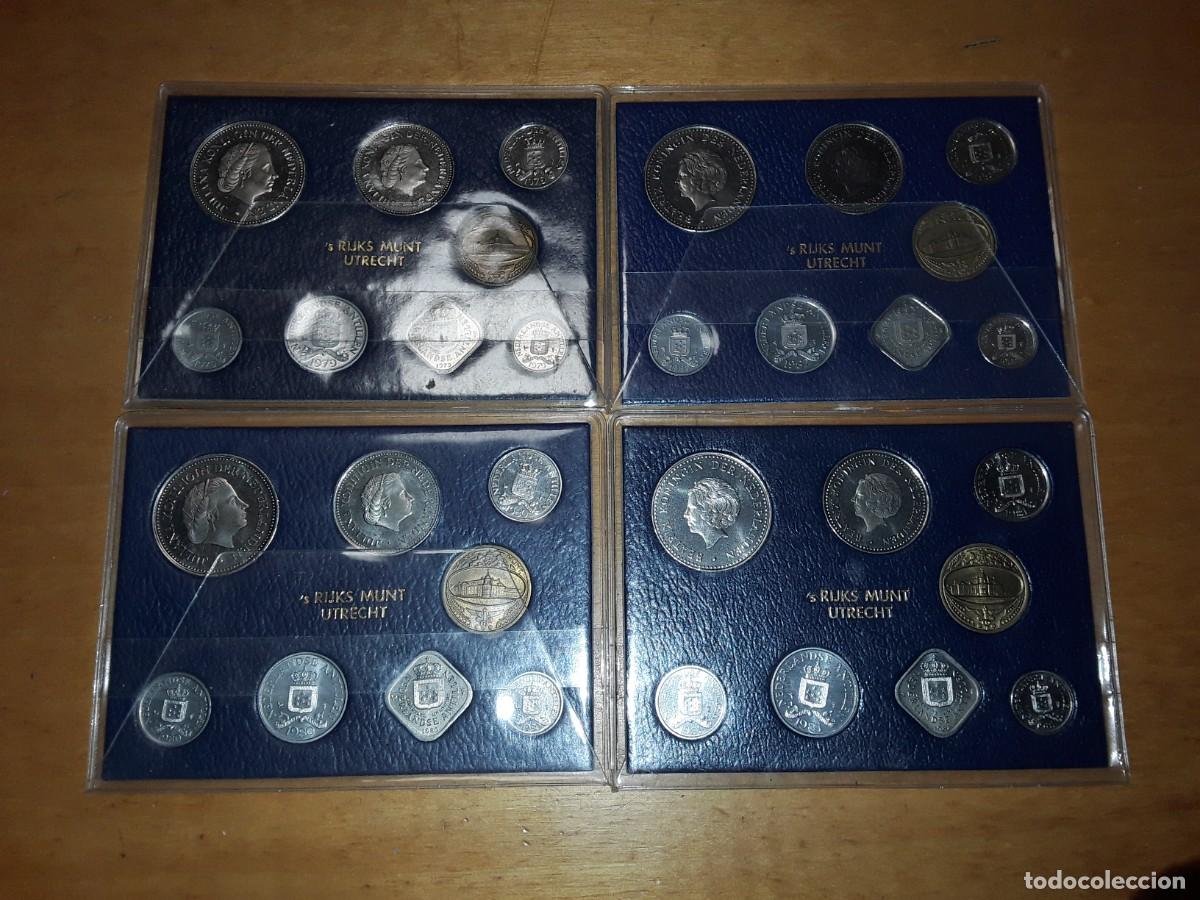 Monedas antiguas de Am&eacute;rica: ANTILLAS HOLANDESAS - LOTE ESTUCHES OFICIALES A&Ntilde;O 1979+1980+ 1981+1982. SIN CIRCULAR.