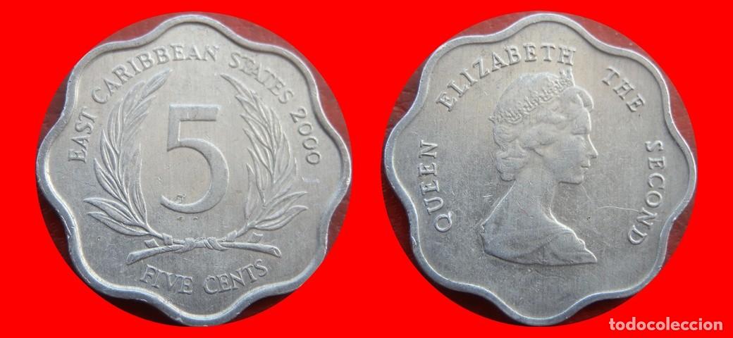 Monedas antiguas de Am&eacute;rica: 5 CENTAVOS 2000 ESTADOS DEL CARIBE ORIENTAL-154905