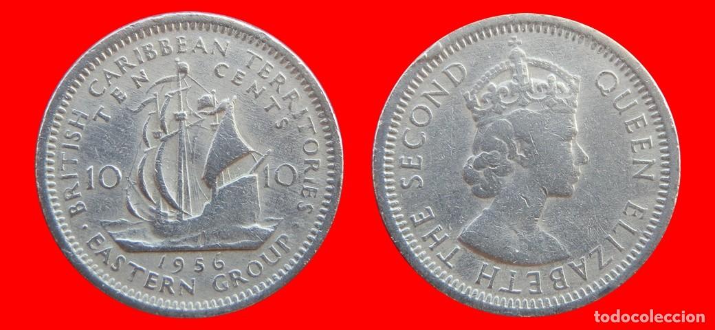 Monedas antiguas de Am&eacute;rica: 10 CENTAVOS 1956 ESTADOS DEL CARIBE ORIENTAL-154907